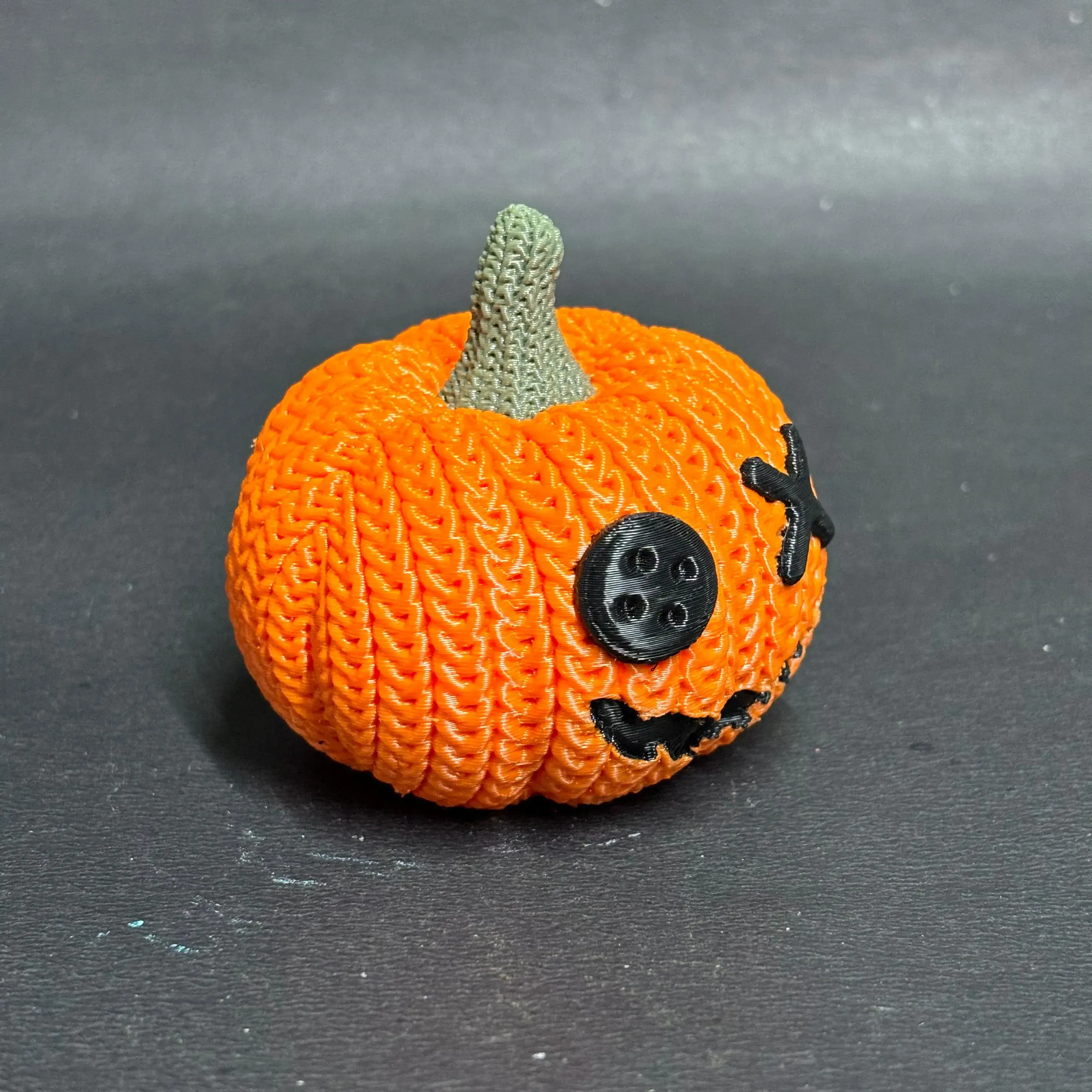 Knitted Halloween Pumpkin