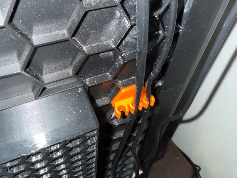 K1 Max rear Hex Board Power and Data Cable management clips