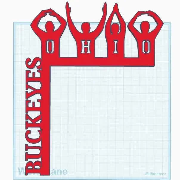 OHIO STATE CORNER SIGN