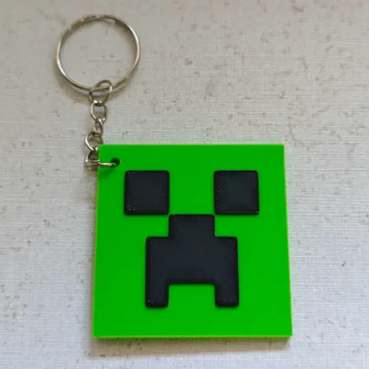 Creeper Keychain – Minecraft Fan Art