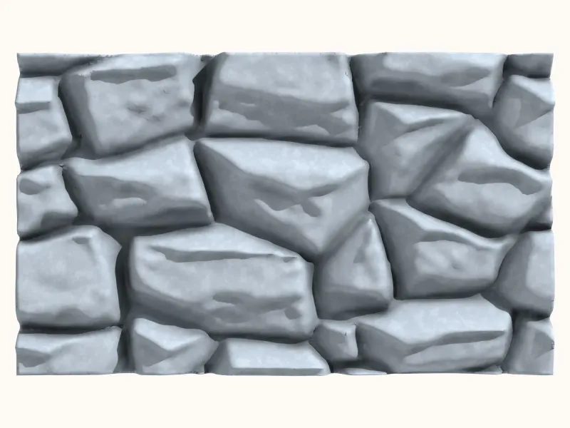 Stone Relief Block for 3D Printing