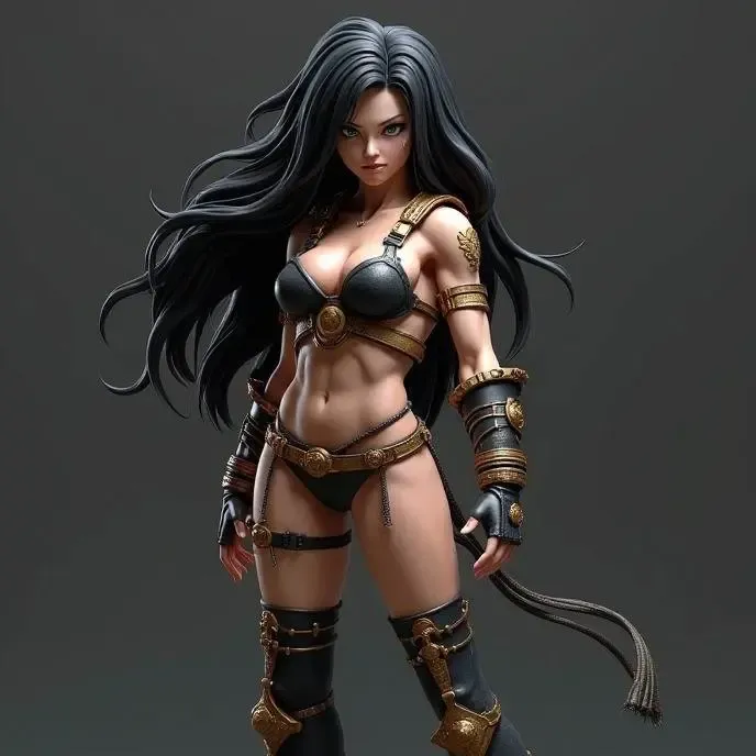 Action Figure Guerreira Gladiadora Sexy Sensual
