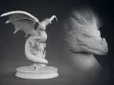 DRAGON CONTEMPLATING THE HORIZON-1
