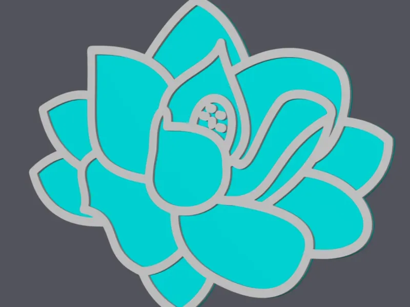 Magnolia Flower - Wall Art v1