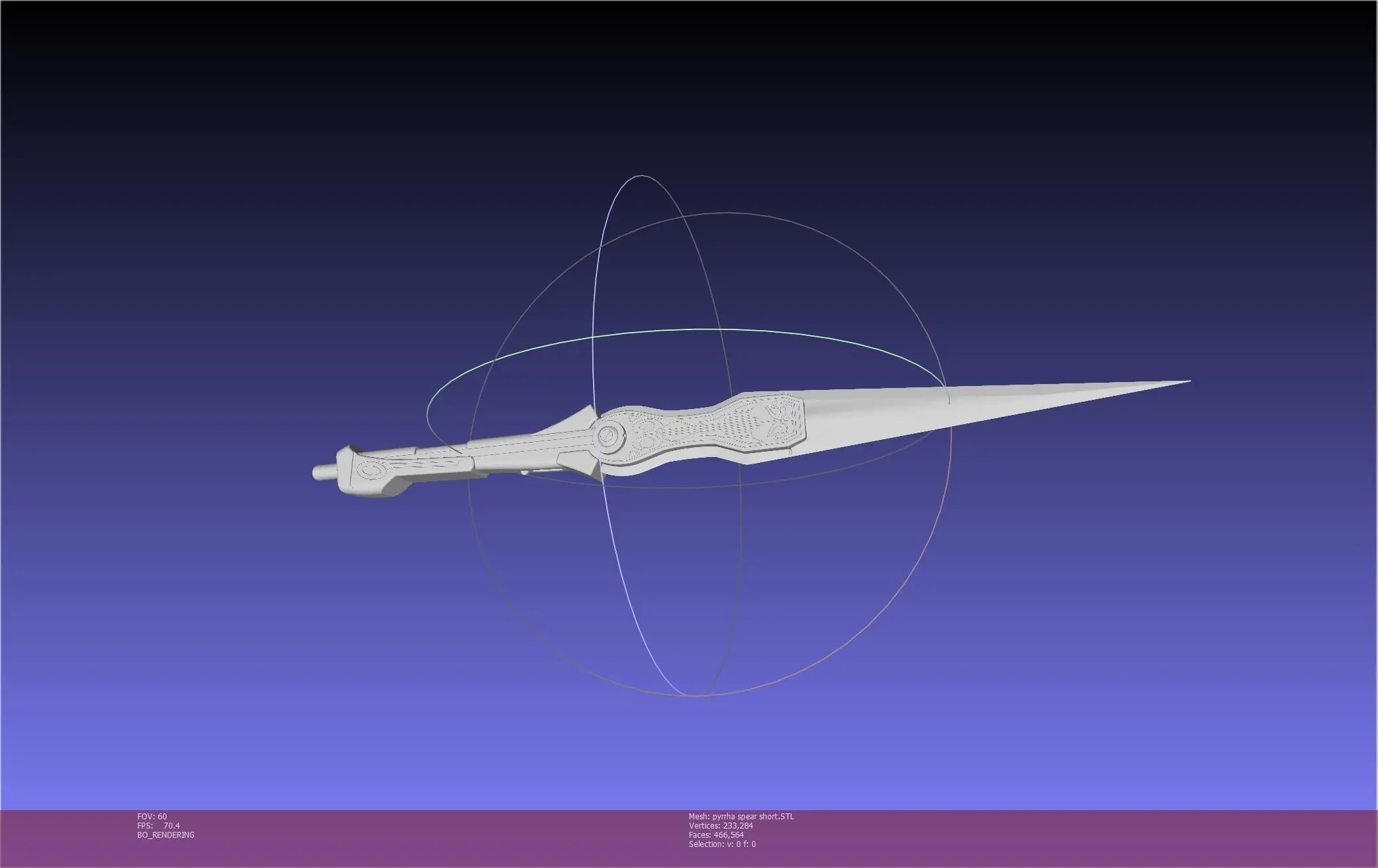 RWBY Pyrrha Nikos Spear Printable Assembly
