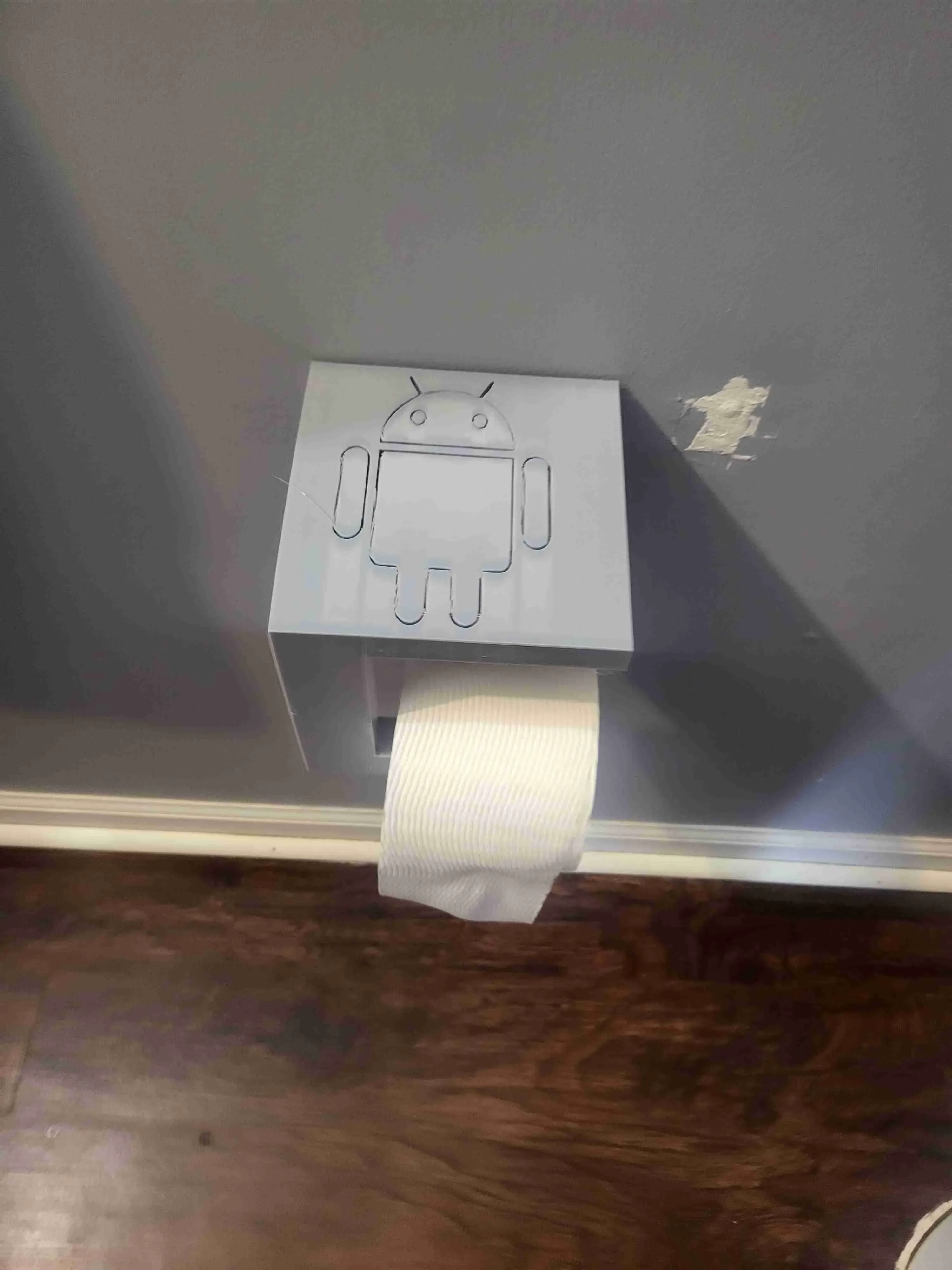 Toilet Paper/Phone Holder