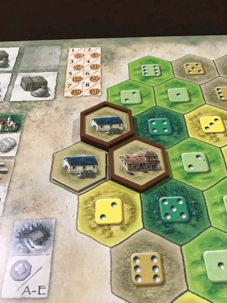 Настольная игра "Замки Бургундии" - капсулы для жетонов Hex