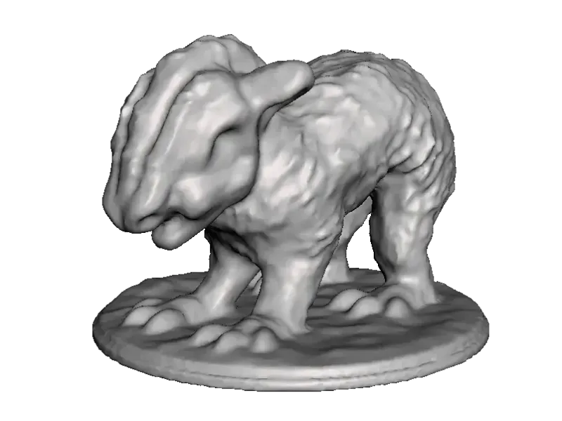 Ravenous Bibblemunk (Alien/Mutant Critter Miniature)