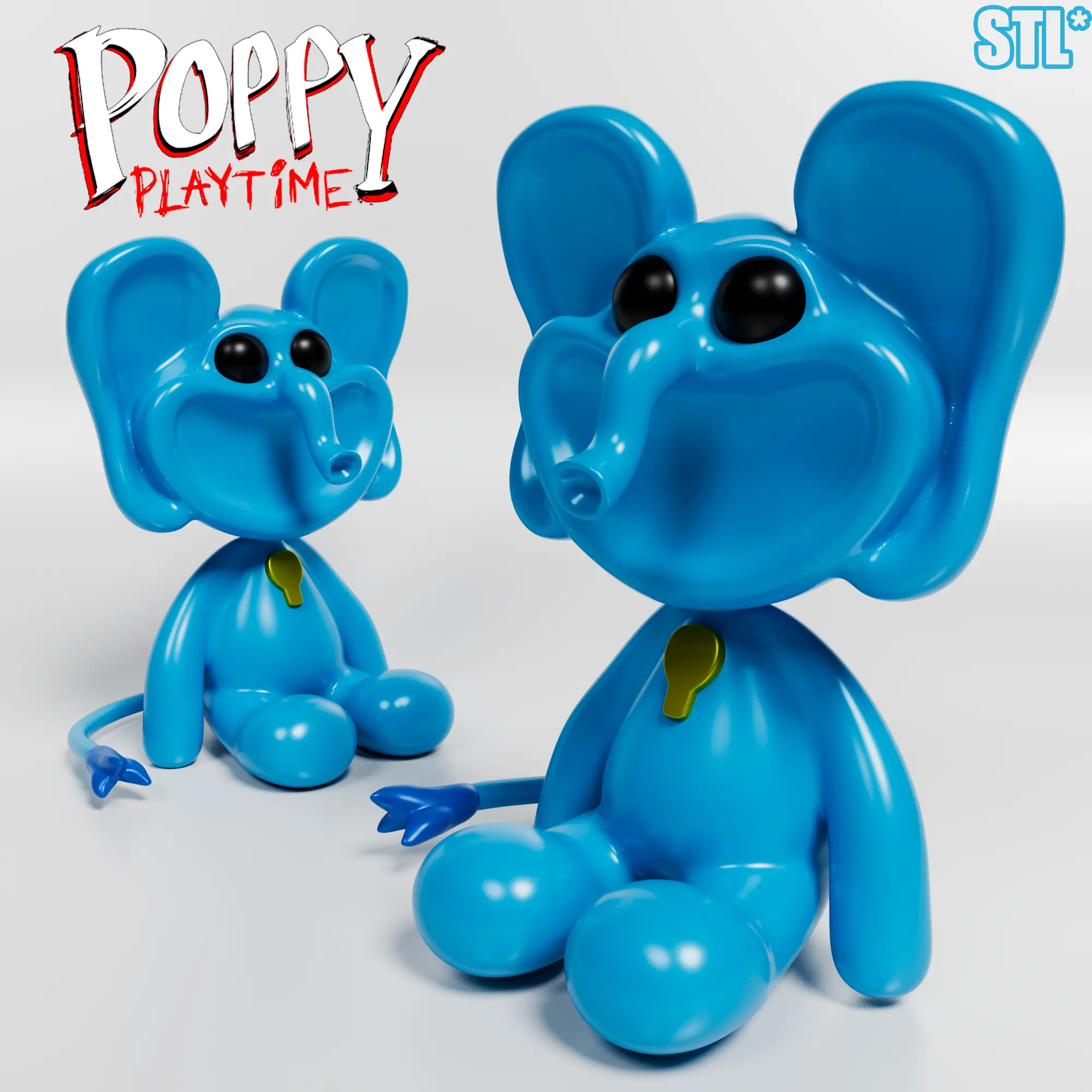 BUBBA BUBBAPHANT - POPPY PLAYTIME 3 | Smiling Critters | 3D Models ...