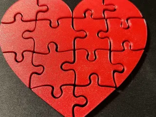 Puzle corazón