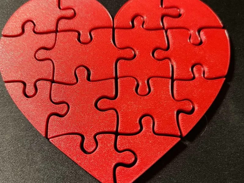 Puzle corazón