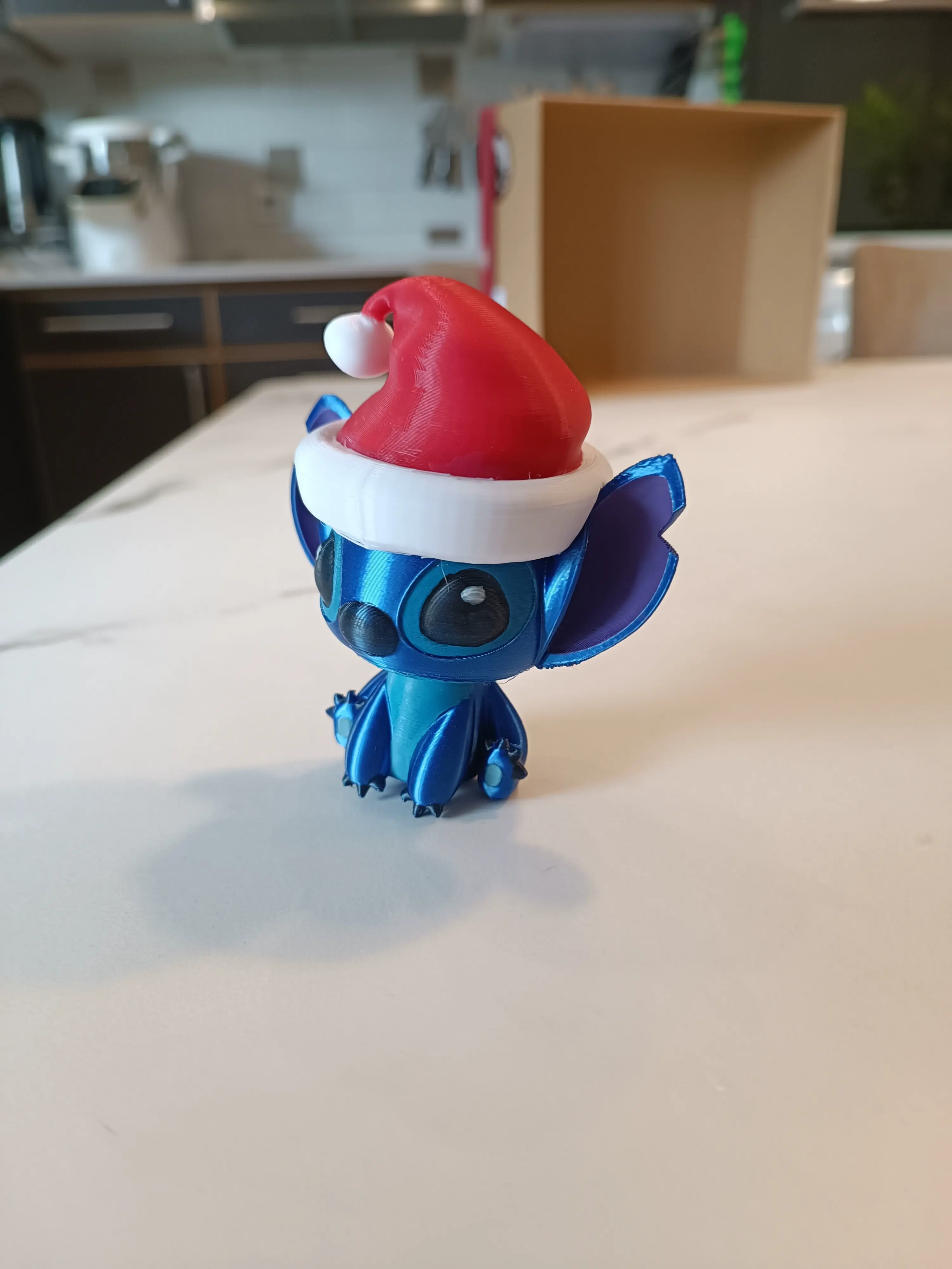 STITCH WITH HIS CHRISTMAS HAT - CHRISTMAS STITCH 3D print mo