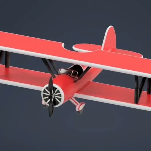 Biplane model
