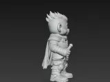 Cute Monkey Warrior-3