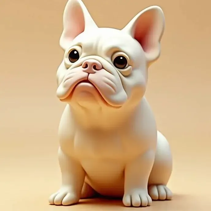 Karikatur Französische Bulldogge