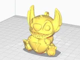 Stitch Y Keychain-2