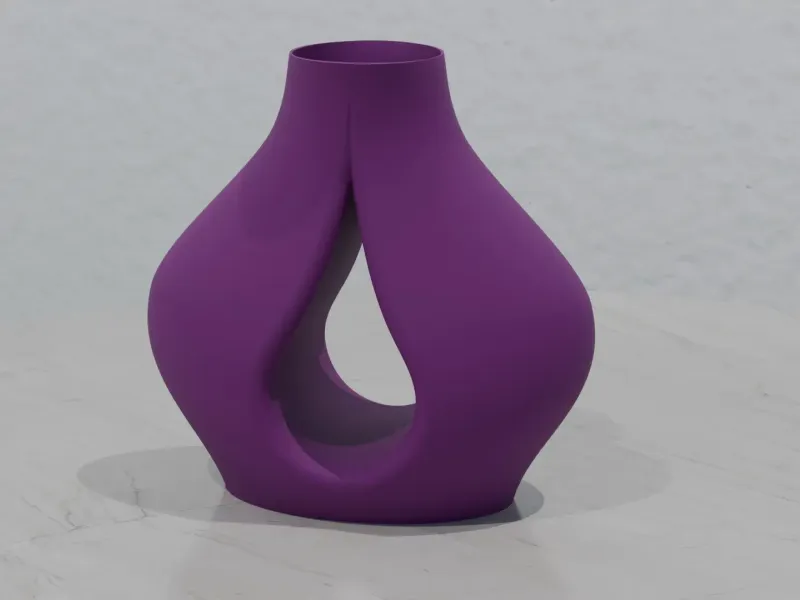 Vase water drop