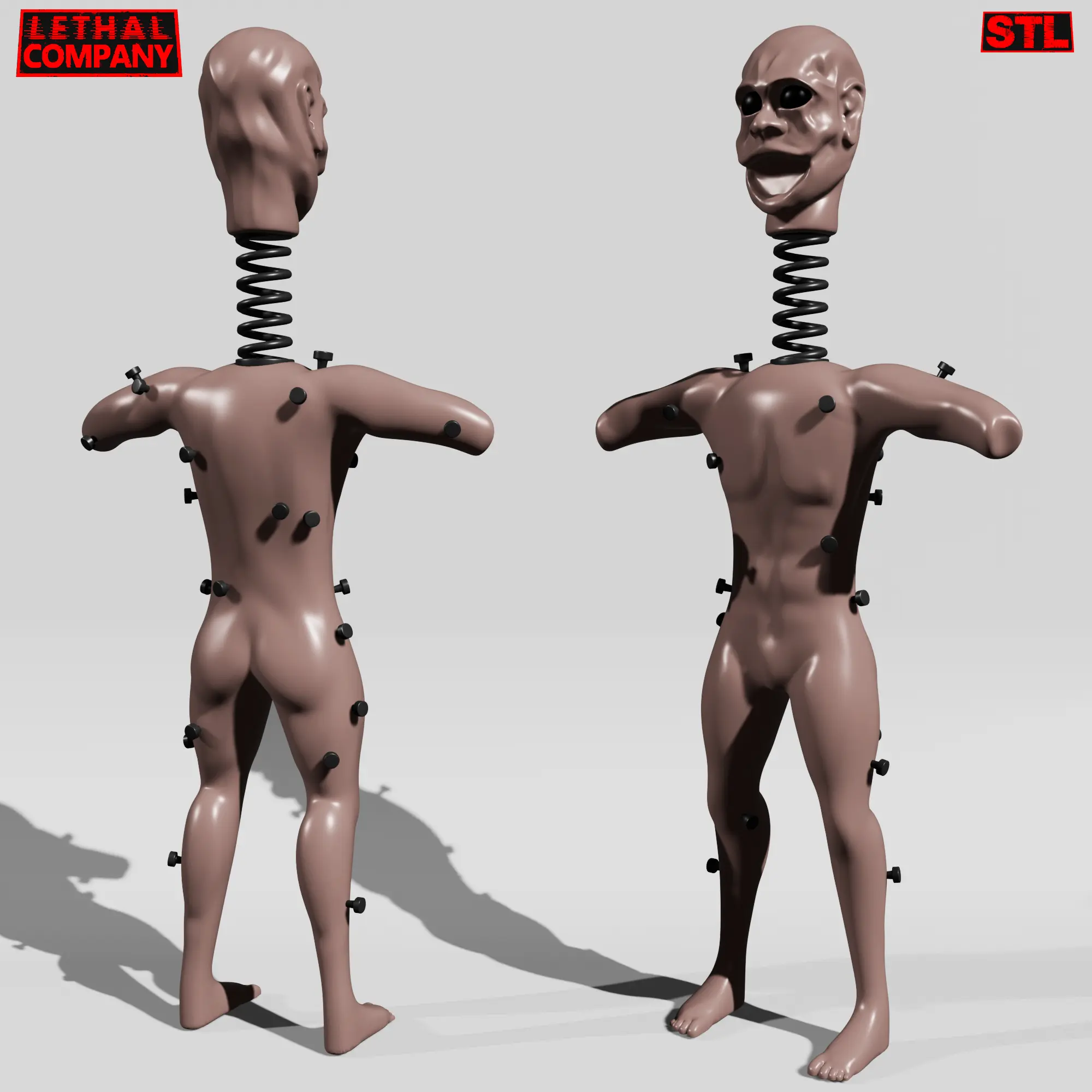 COIL-HEAD FROM LETHAL COMPANY - 3D PRINTABLE MODEL COIL HEAD