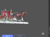 horse pulling wagon 2-4