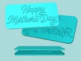 Happy Mother's Day - Phrase Mold - Maker Template-8