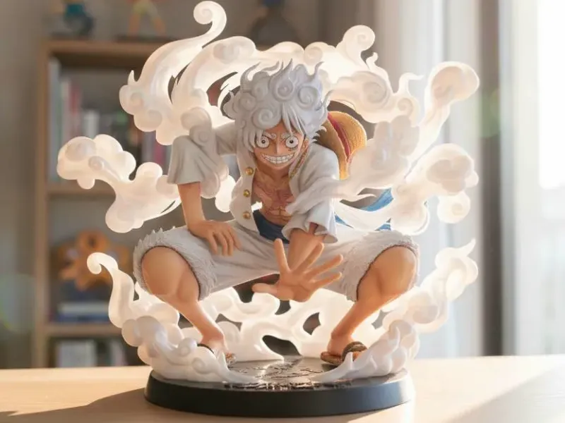 Luffy Gear 5 Figure Detailed