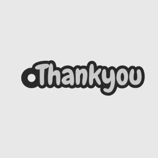 Thank you keychain