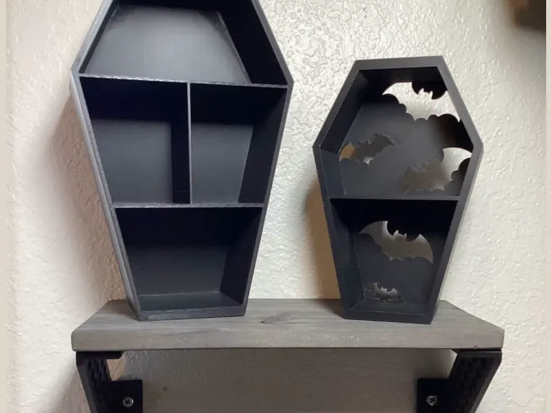 hex pattern shelf brackets