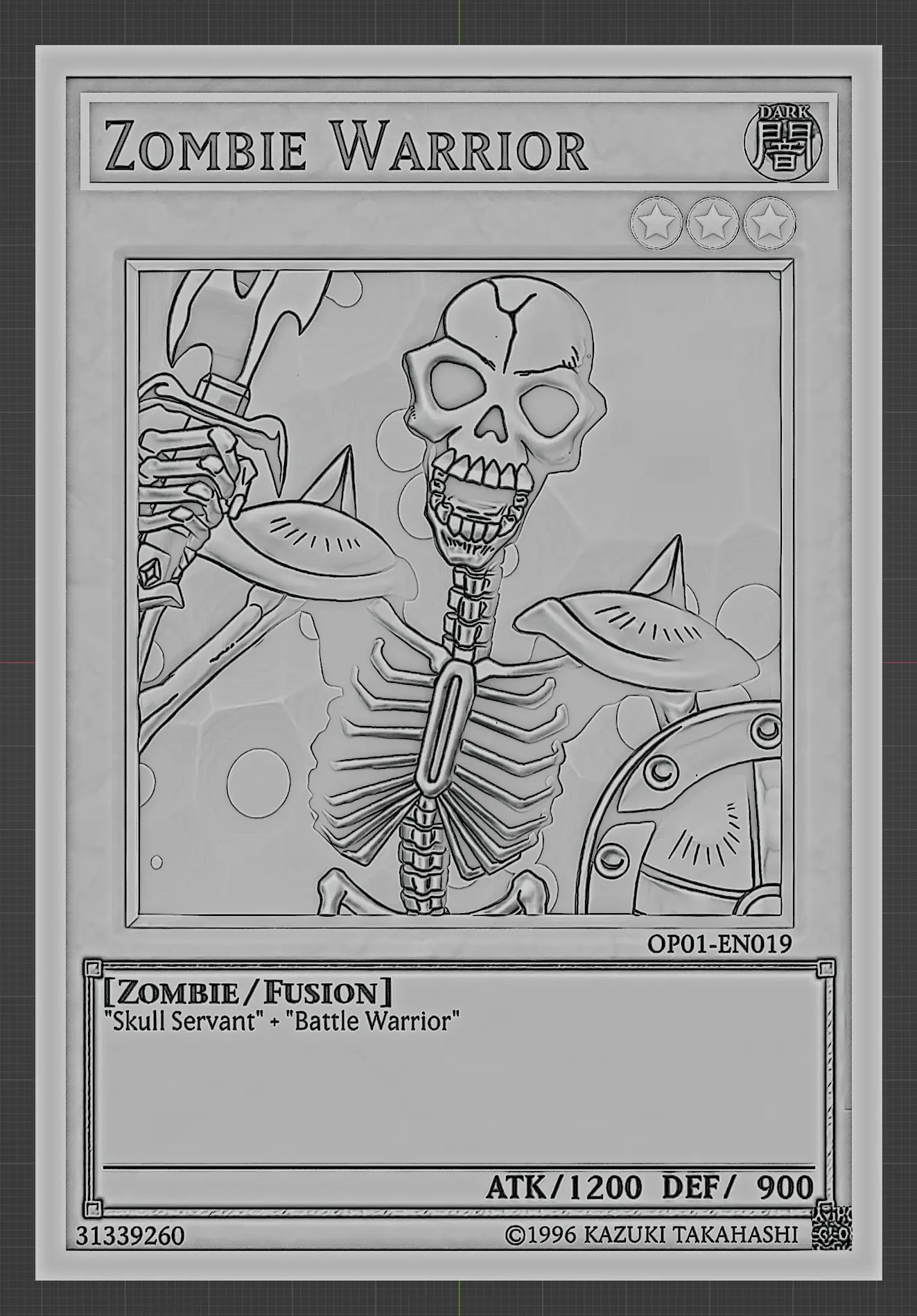 zombie warrior - yugioh