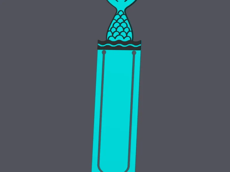 Mermaid Tail - Bookmark v1