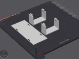 Cable channel for PC cable management V2-4