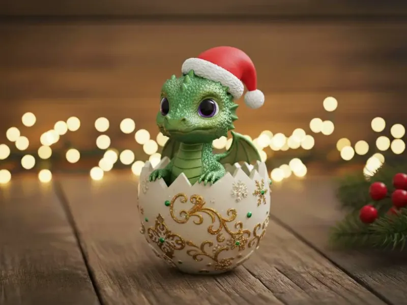 Christmas Dragon Hatchling