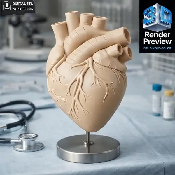 Anatomical Human Heart Model STL