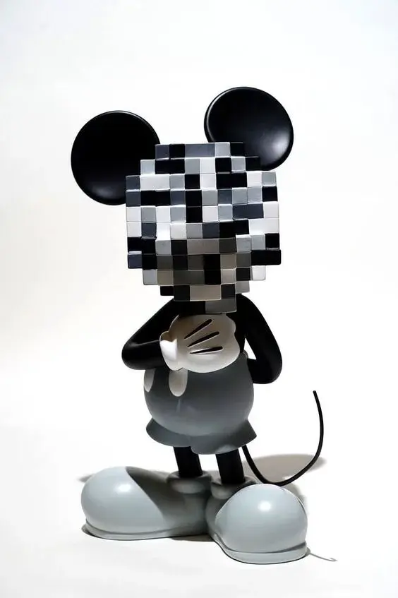 Mickey Mouse Mosaic Fan Art Toy