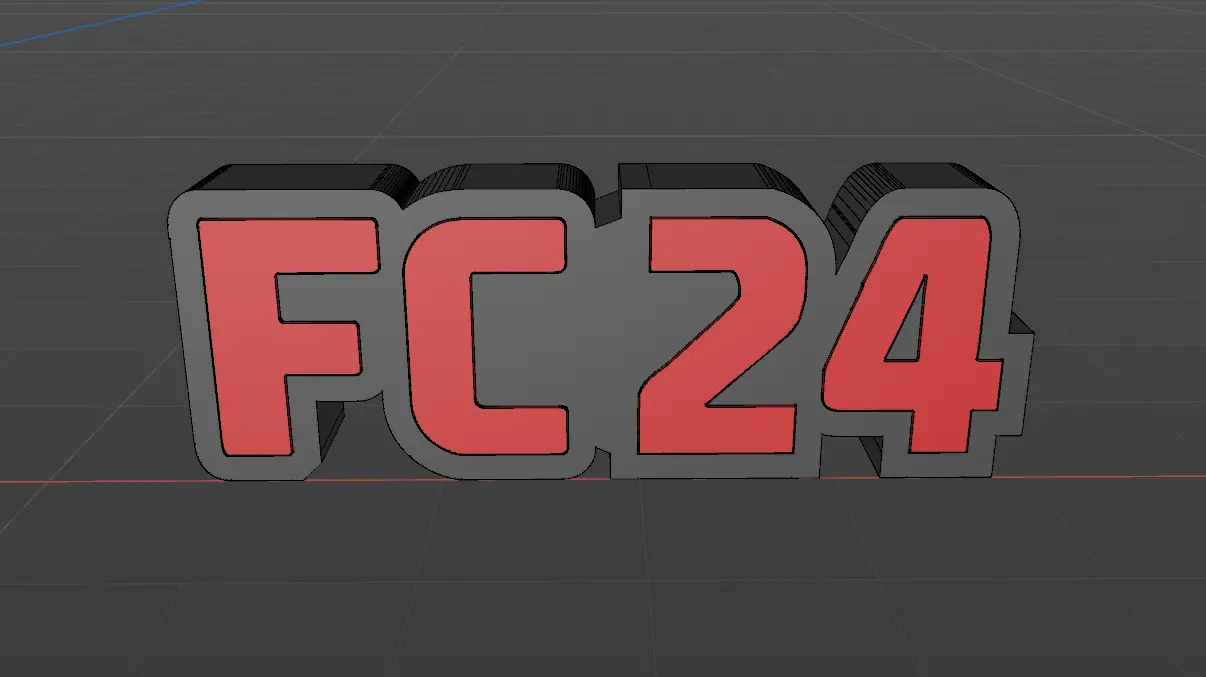 football FC 24 logo | 3D models download | Creality Cloud