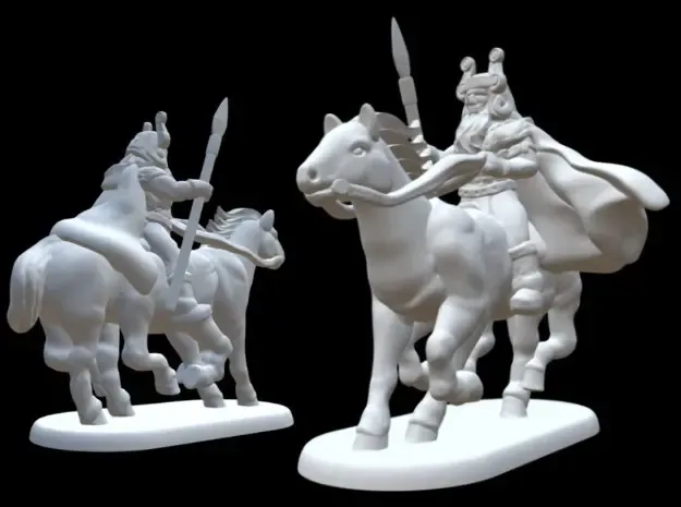 Odin on Sleipnir (18mm scale)