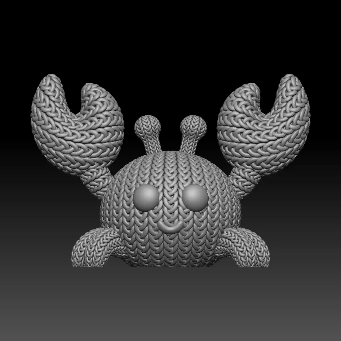 Knitted Crab