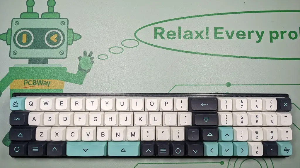 MECHANISCHE TASTATUR - 69 TASTEN - 65% MML TASTLEISTE