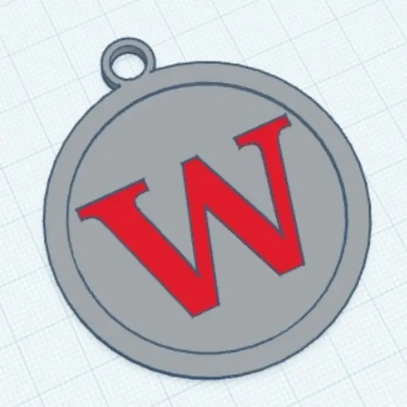 W Keychain