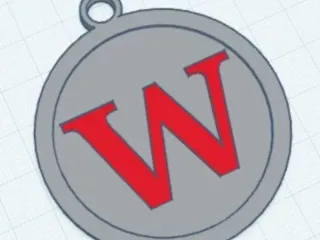 W Keychain