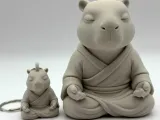 Capybara Monk & Keychain-0