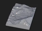 Mountain Lake Valley Terrain Tile – 3D Printable STL-2