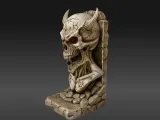 Bookend with devil skull ❤️-1