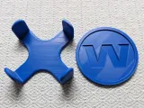 Washington Commanders Coaster w/holder (holds 6)-1
