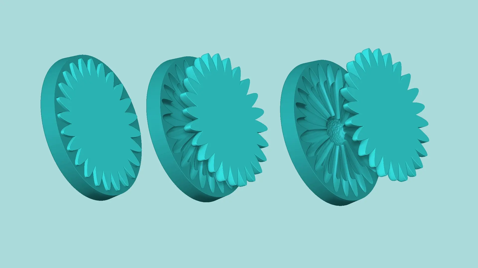 Margarita Flower 06 - Mold Silicon Maker - Template