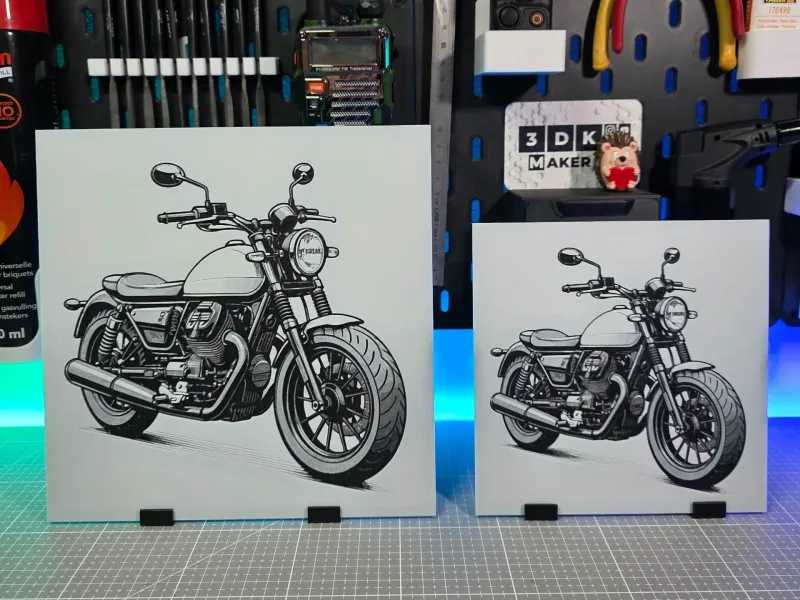 Moto Guzzi – Hueforge – 3 Colors