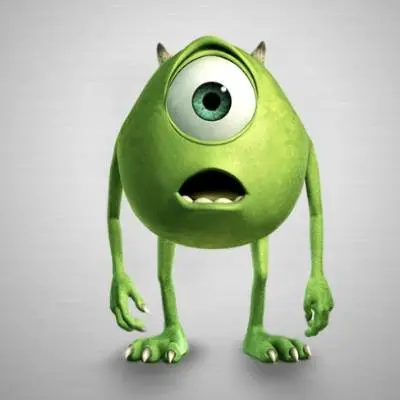 Mike Wazowski-Painted (or Print and Paint)
