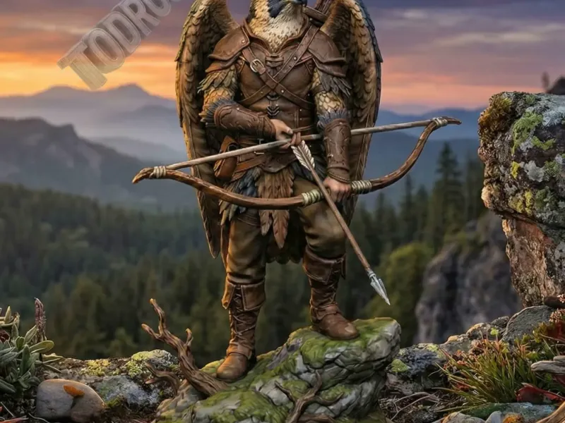 Guardabosques Aarakocra Halcón Arquero