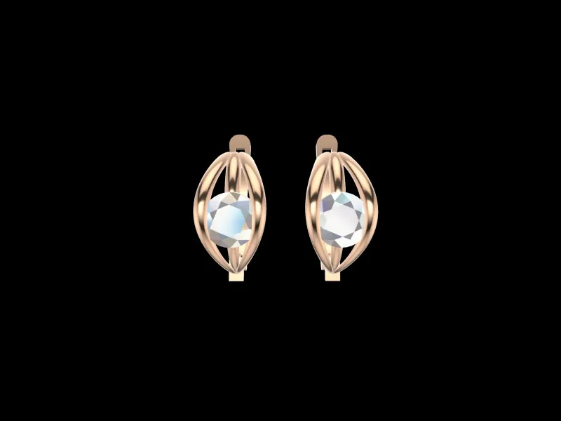 Hinged Designer Earrings