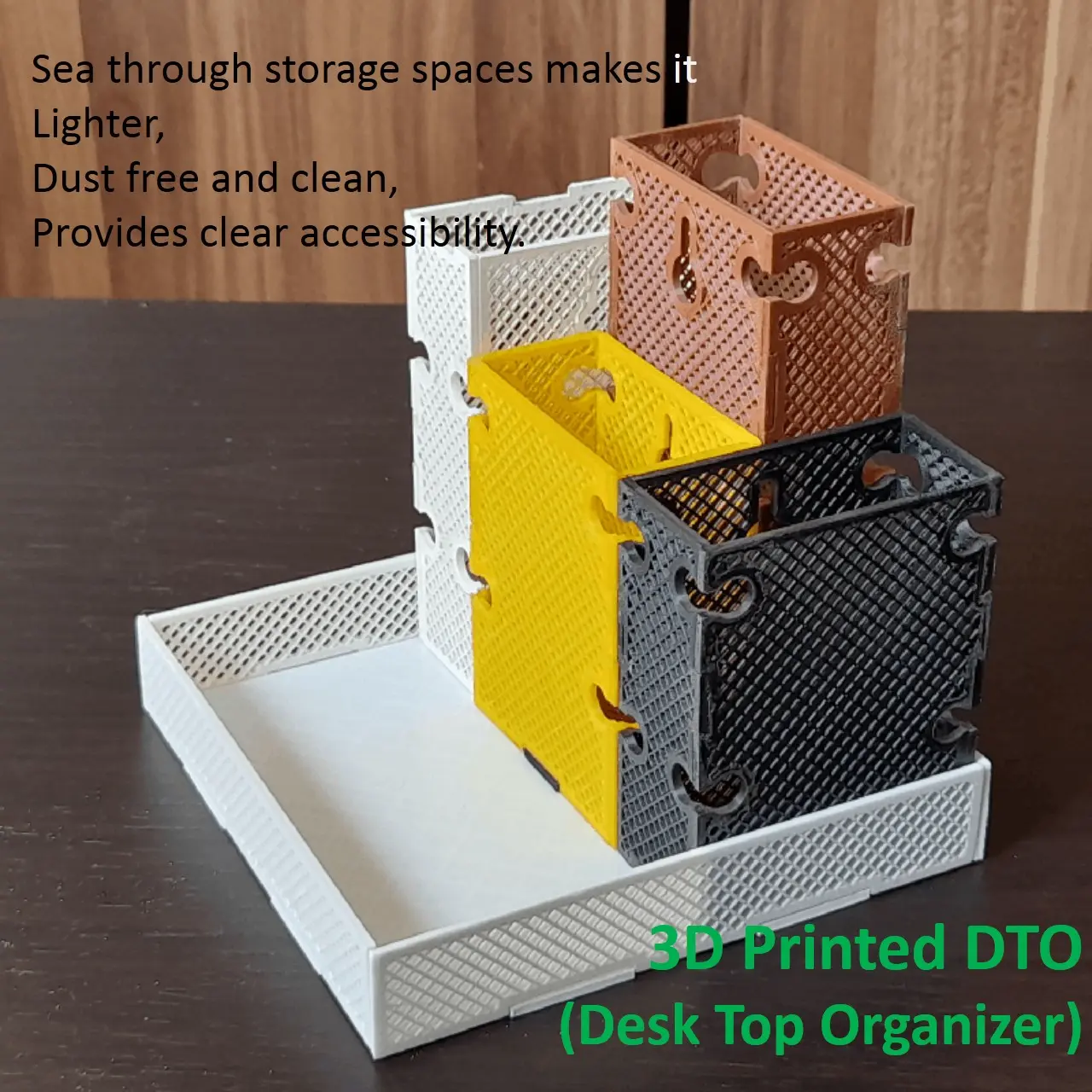 dTO (Desk Top Organizer) stampato in 3D