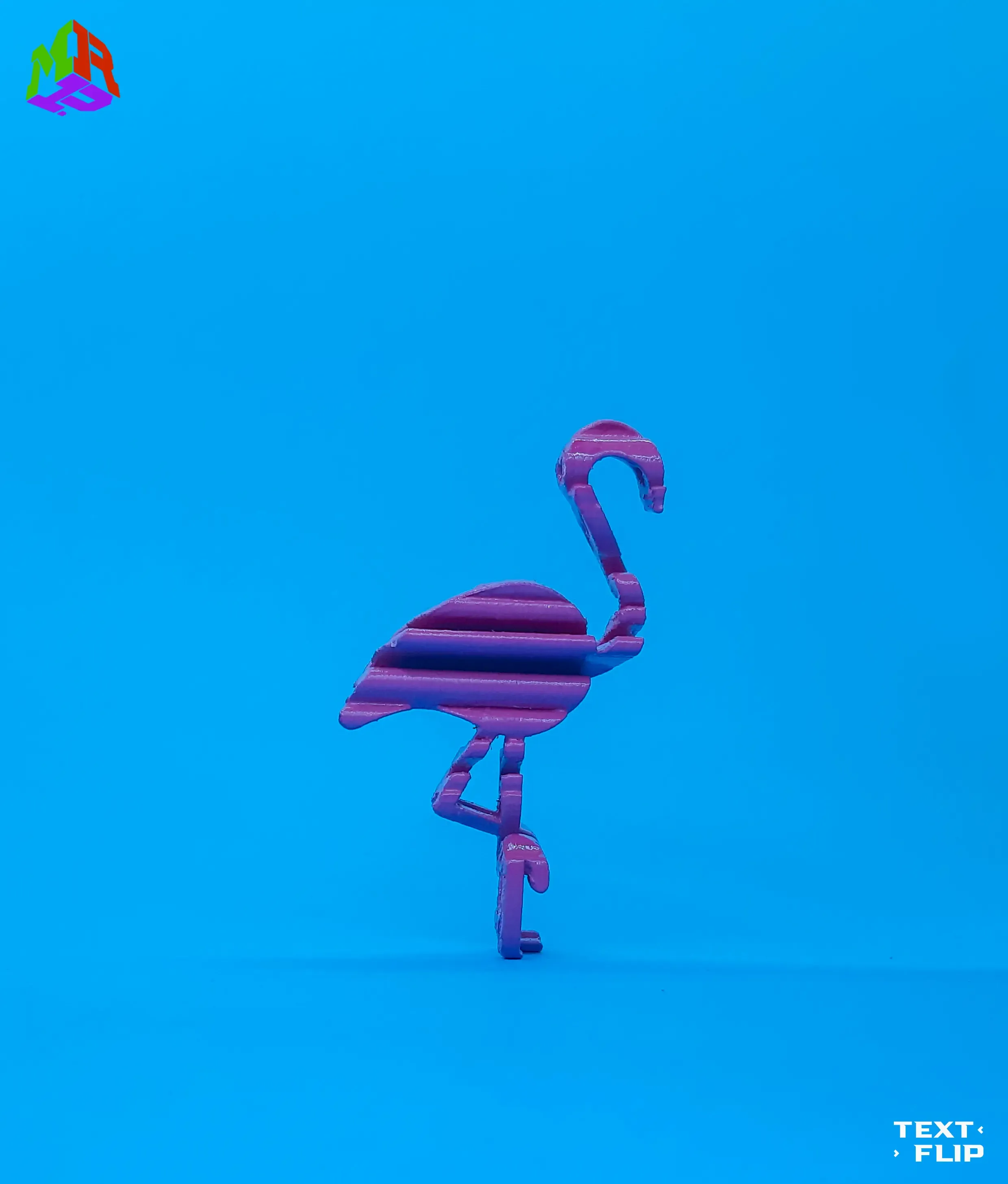 Text Flip - Flamingo